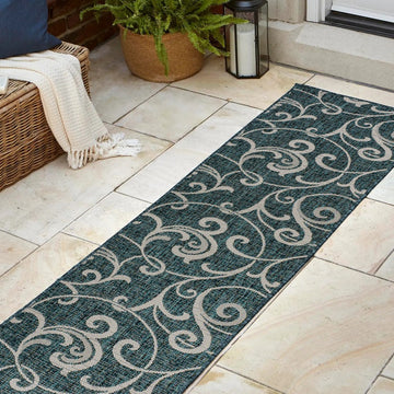 Maribel Traditional Classic All-Over Scroll Area Rug